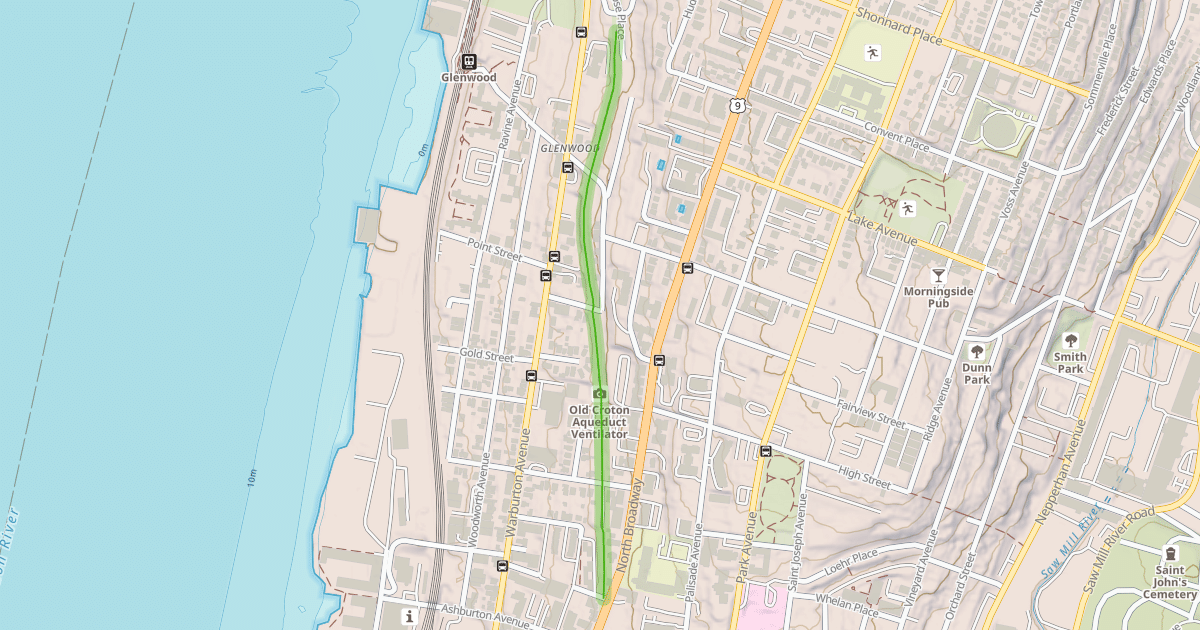 Map preview of Old Croton Aqueduct Trail