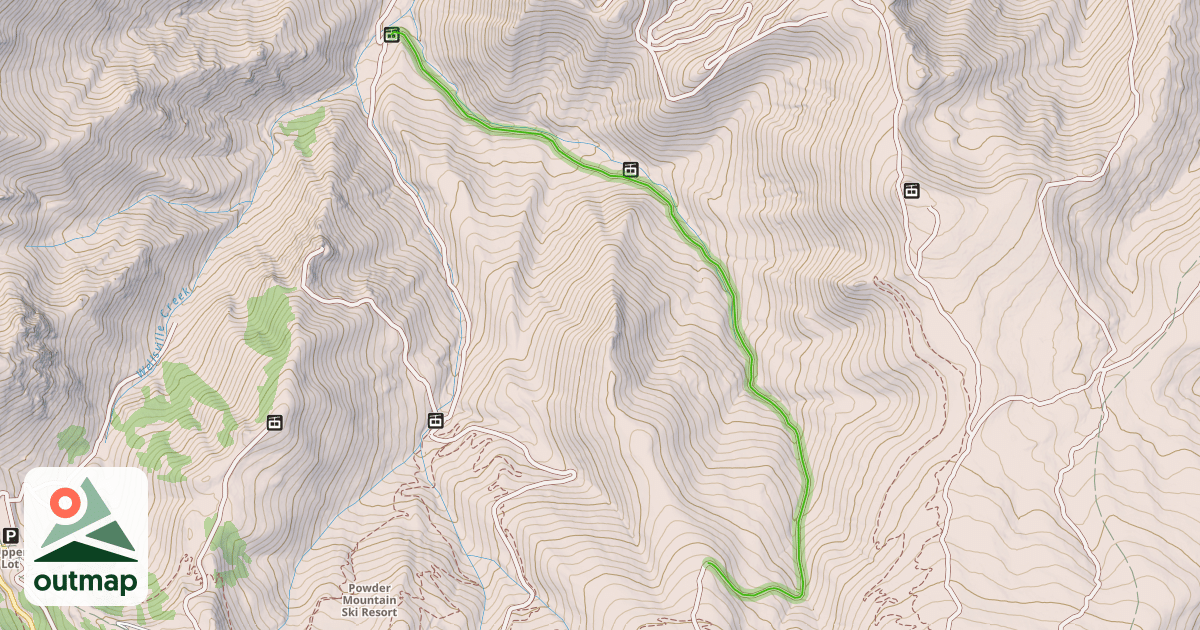 Map of Cobabe Canyon