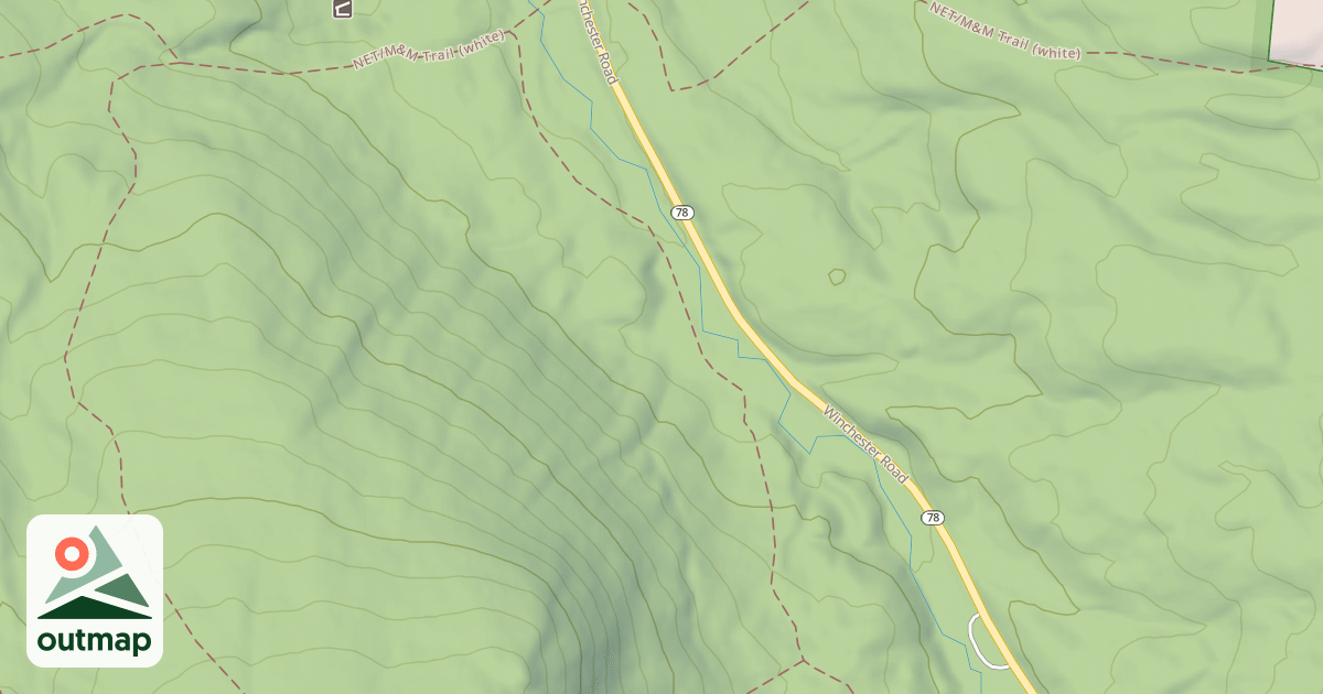Map of Round the Mountain Trail