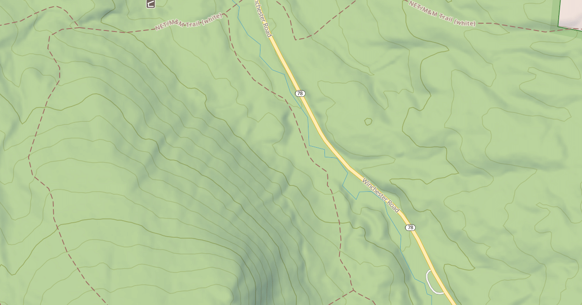 Map preview of Round the Mountain Trail