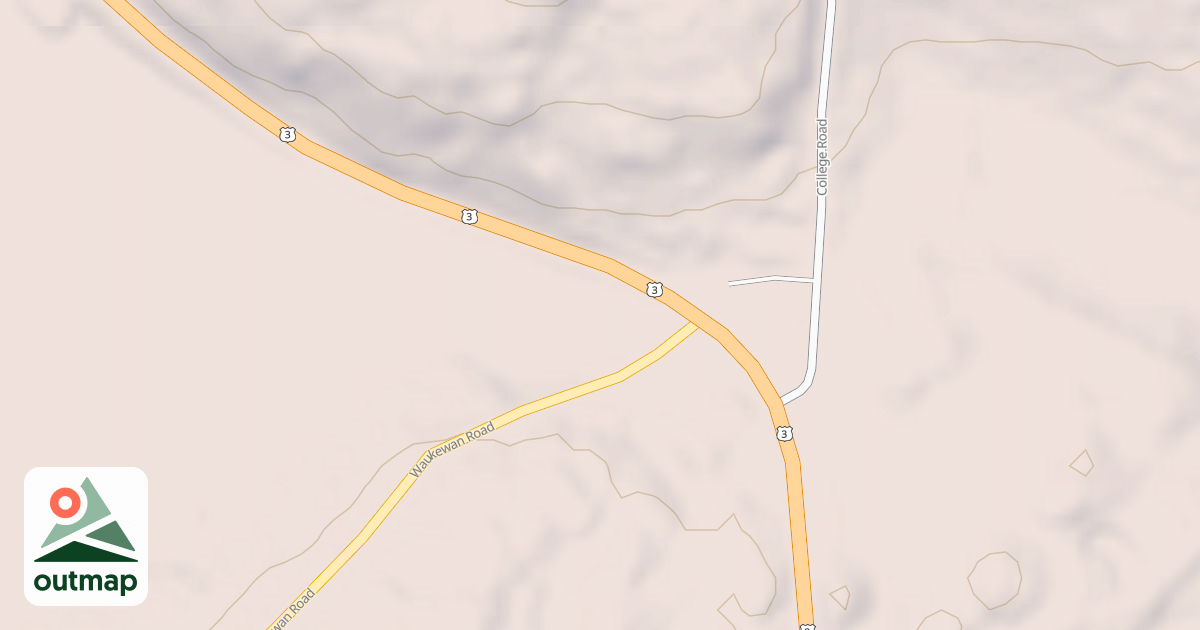Map of Route 3