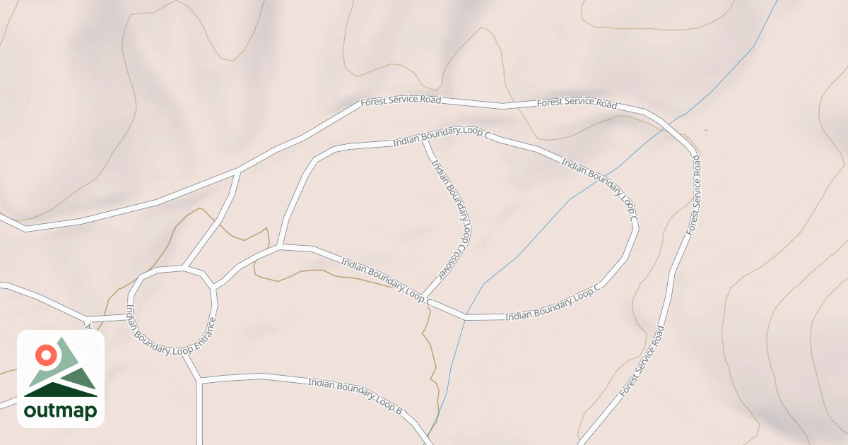 Map of INDIAN BOUNDARY LOOP C