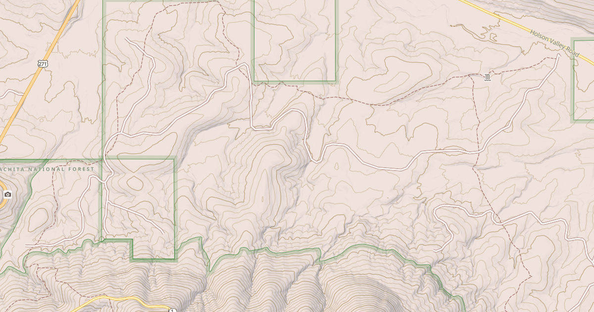 Map preview of OLD MILITARY ROAD