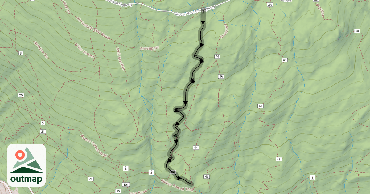Map of Lower Oil Can