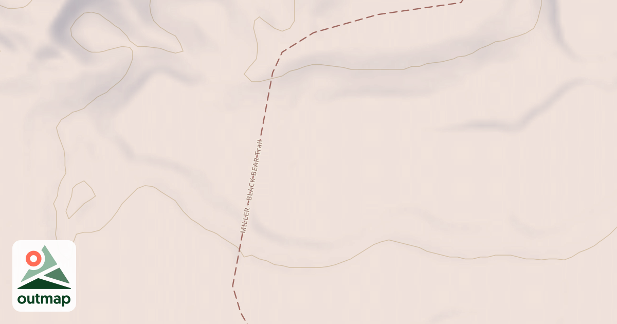 Map of Miller-Black Bear Trail