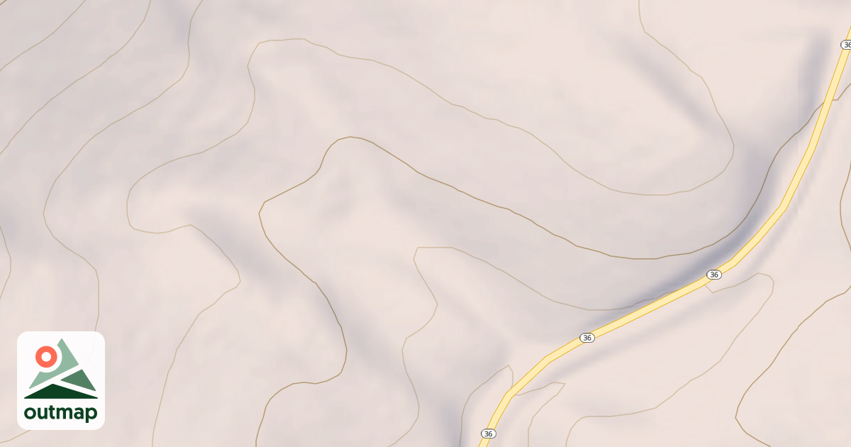 Map of STRAWBERRY SPRING FLAT