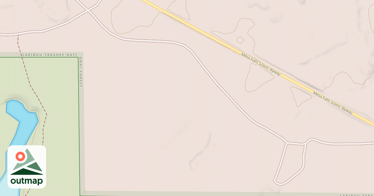 Map of FISH POND EAST