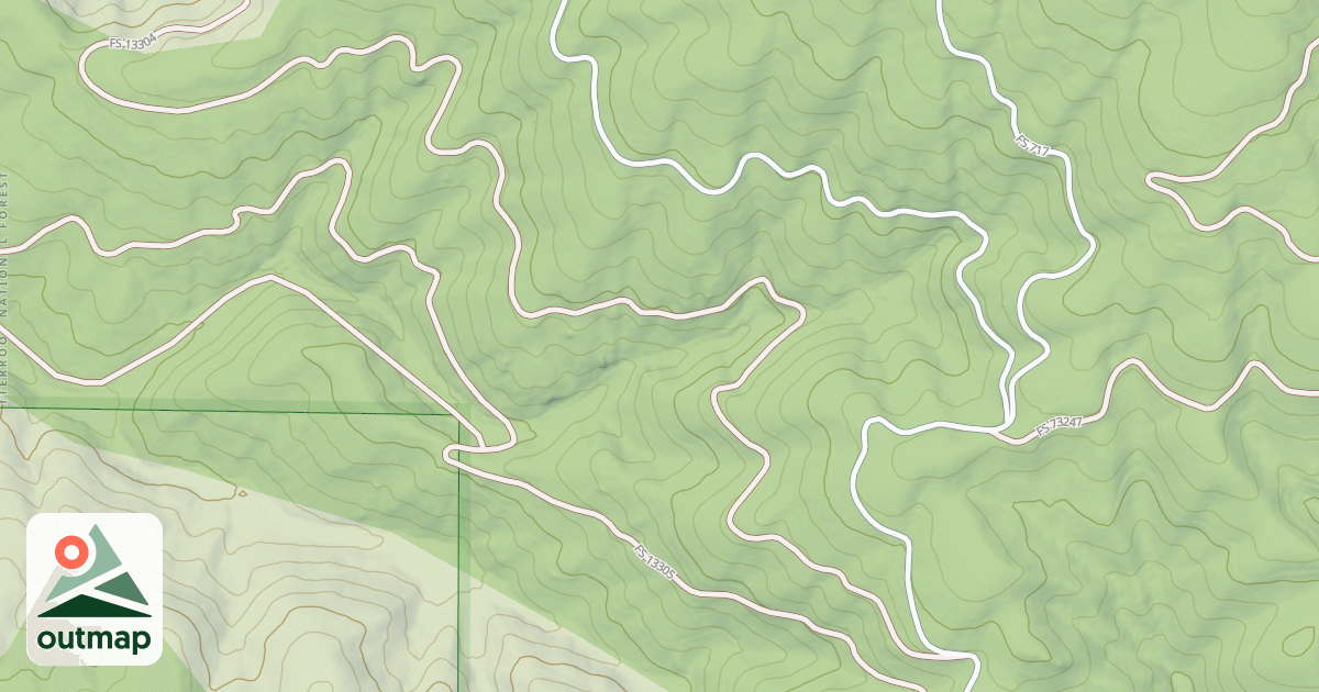 Map of (FDR) HEAD OF LYMAN CREEK