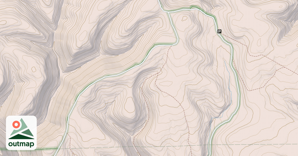 Map of Susquehannock State Forest Snowmobile Trails