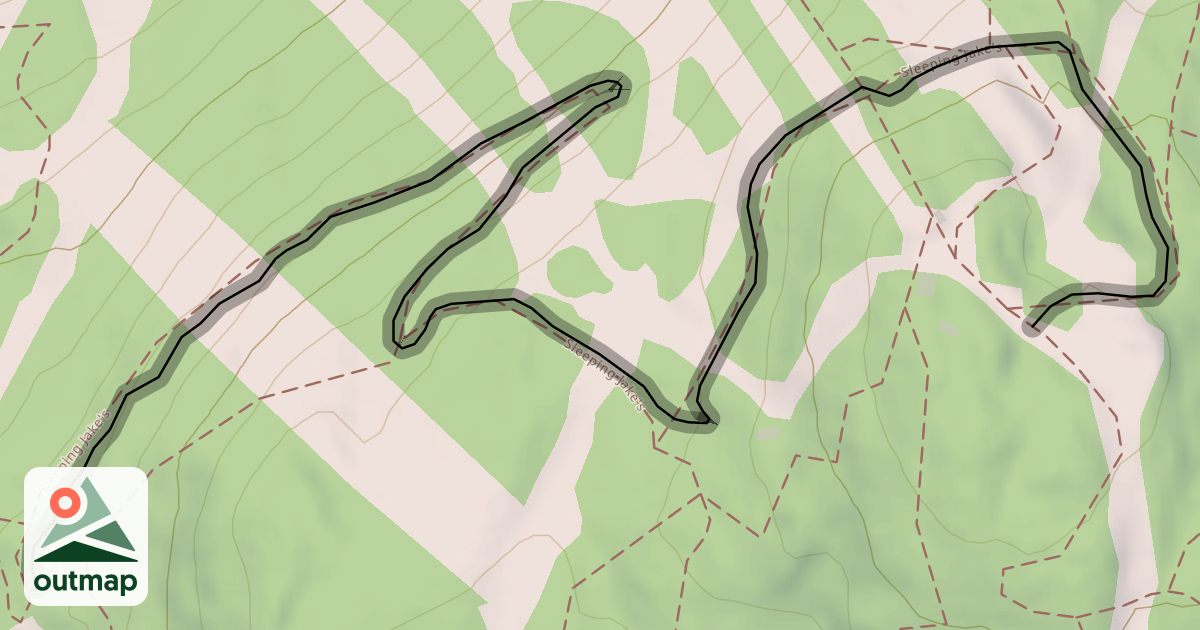 Map of Sleeping Jake's