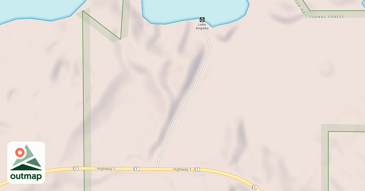 Map of GEGOKA LAKE BOAT LANDING