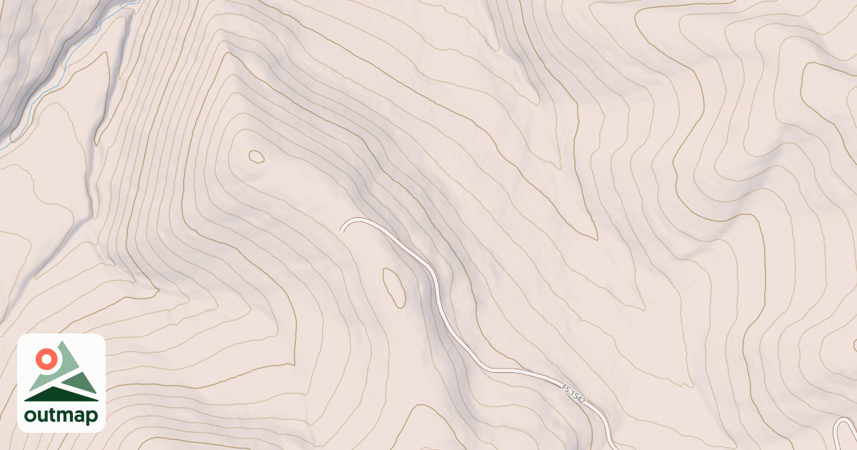 Map of USFS National Forest System Roads {CEAEEB66-50D0-4F34-98E0-F349FE39E55C}