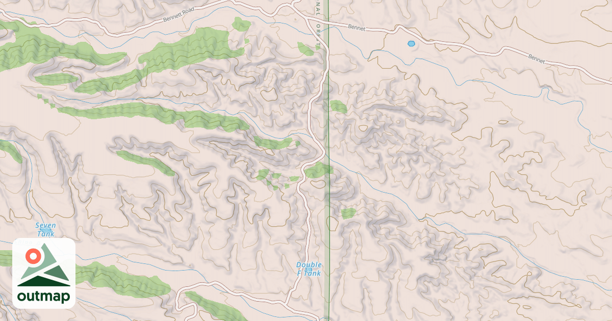 Map of DOUBLE F TANK