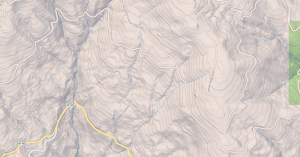 Map preview of HENDERSON CANYON