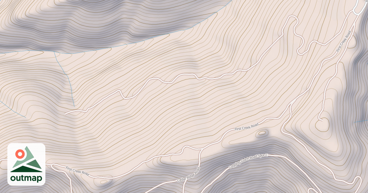 Map of FIRST CREEK