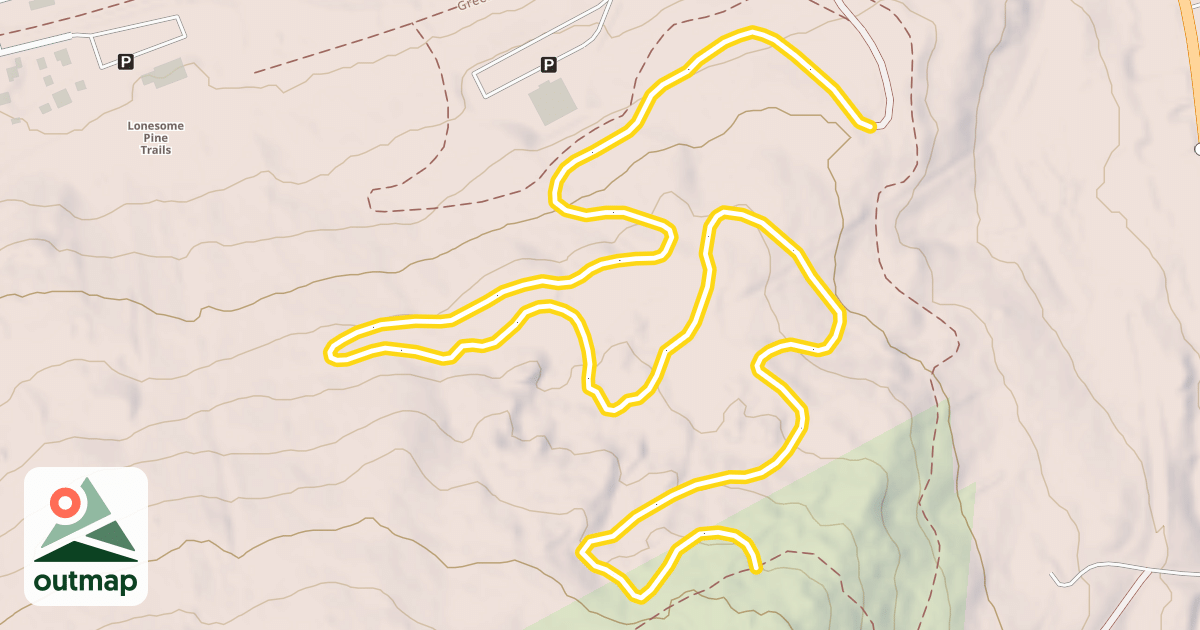Map of Green Bean Trail