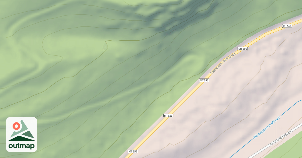 Map of BARKTABLE CREEK