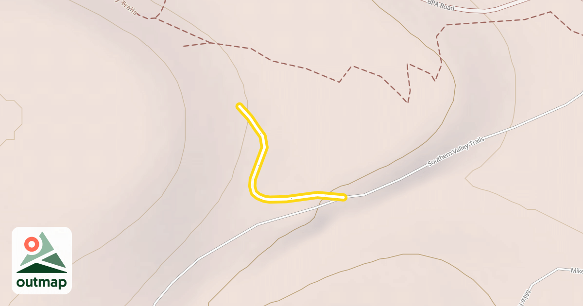 Map of Southern Valley Trails