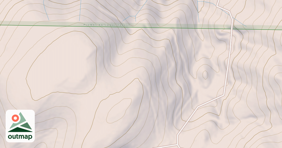 Map of ANTLER SPUR A