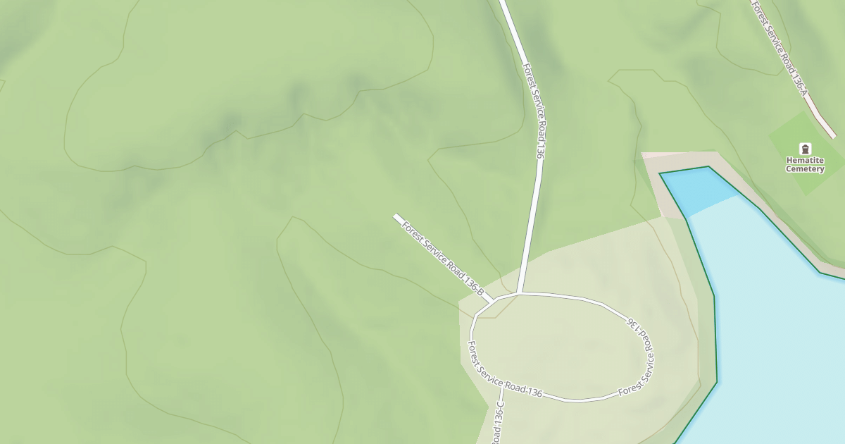 Map preview of T.B. CAMPSITE 1-16 ACCESS