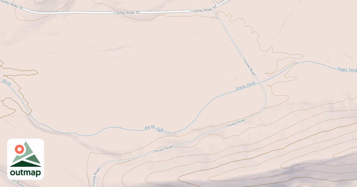 Map of TURNER FORK