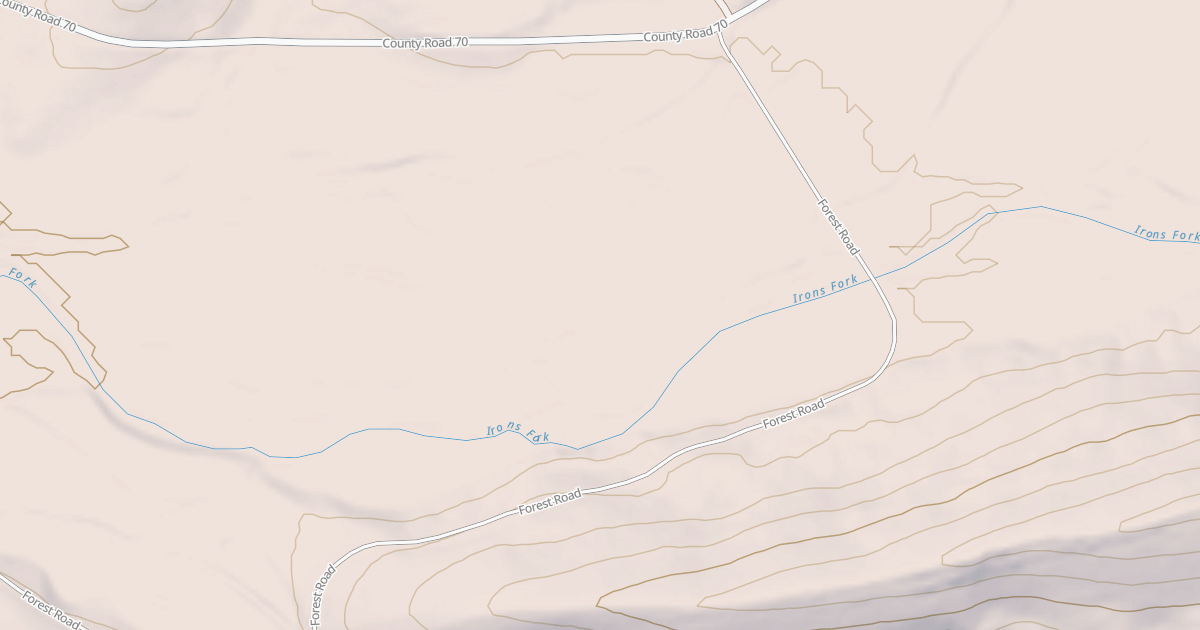 Map preview of TURNER FORK