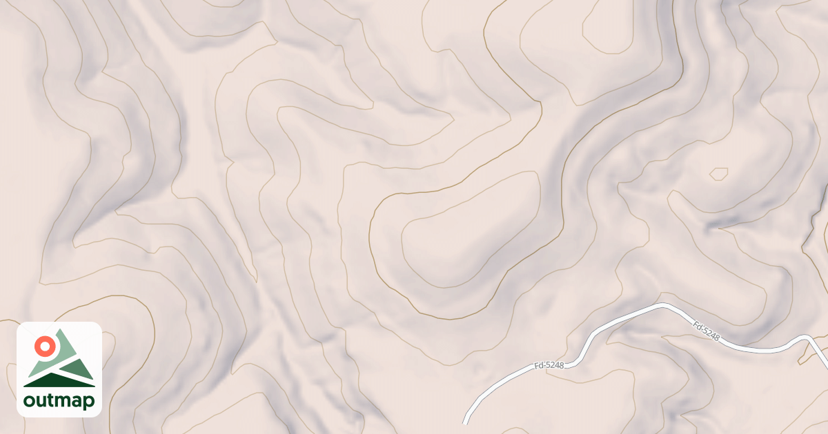 Map of SULPHUR FK NORTH