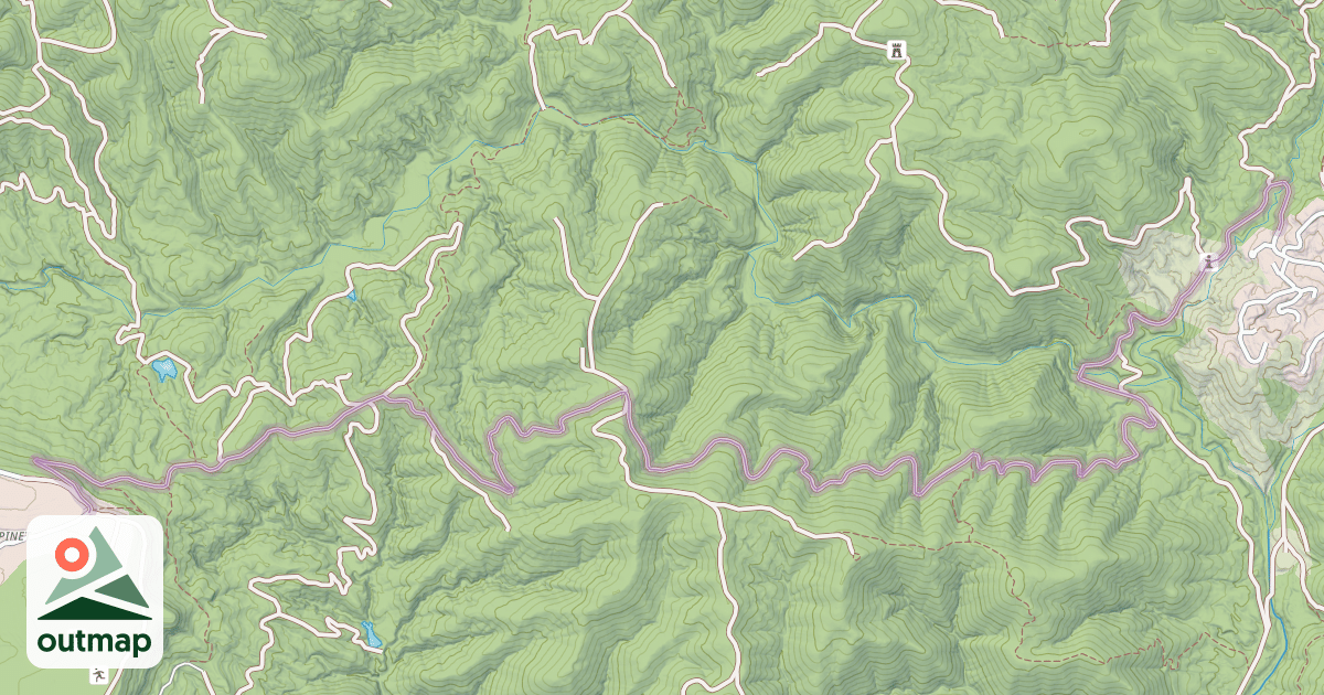 Map of G52 - Piste des Escolles