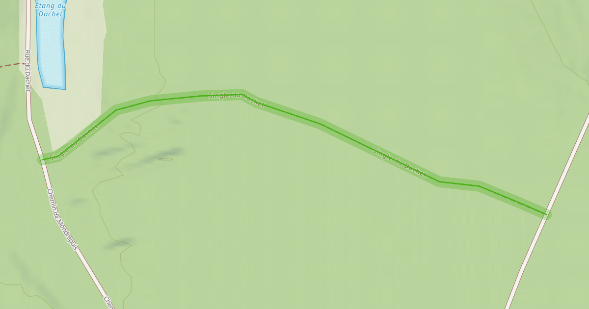 Map preview of Single du Dachet