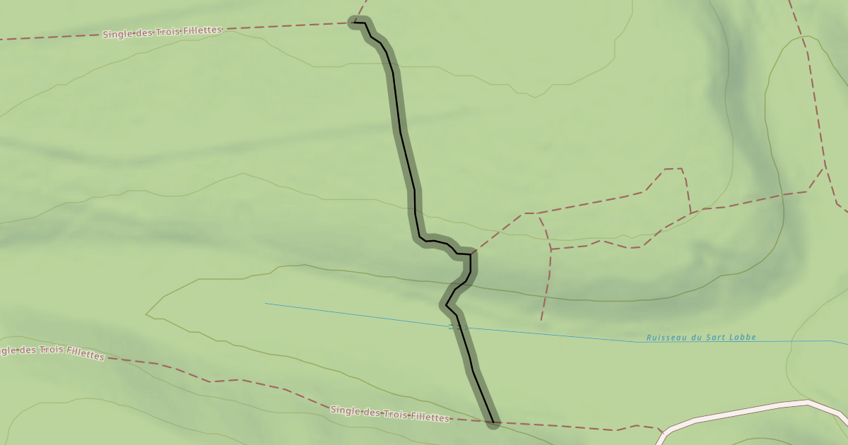 Map preview of Single du Pré Bertin