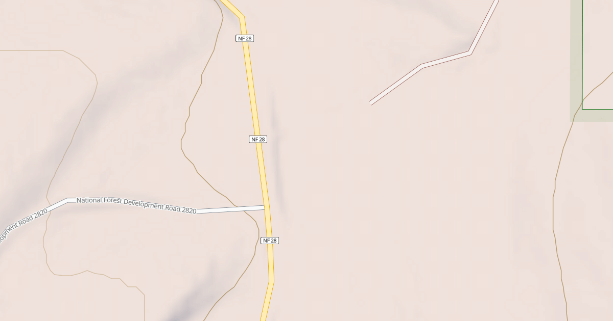 Map preview of USFS National Forest System Roads {15A9B6BA-B384-4A94-A4FB-9DFF00206F53}