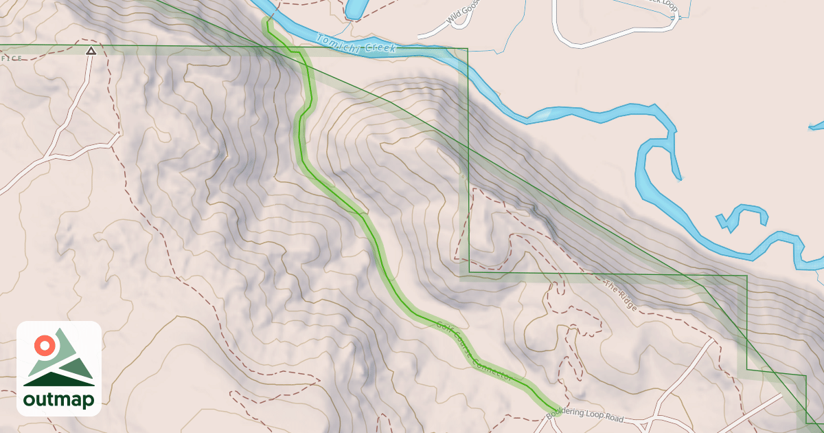 Map of Golf Course Connector