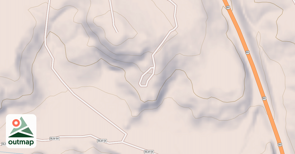Map of BLM National GTLF Public Motorized Roads 2c5ec05b-c0b7-4a3e-8267-e053aaf2b003
