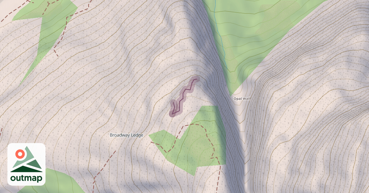 Map of Climbing Site