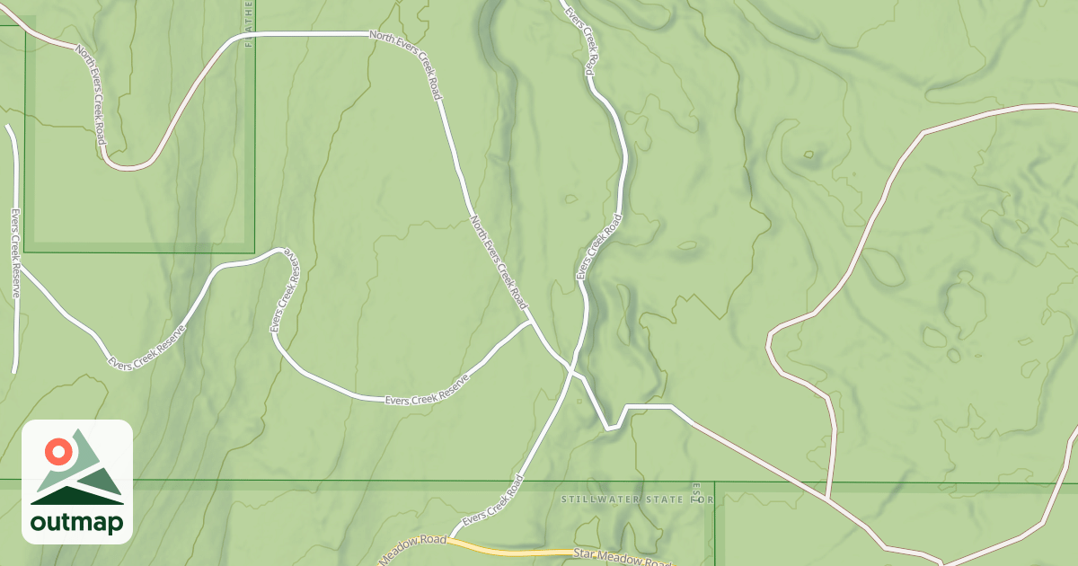 Map of EVERS CREEK CONNECTION