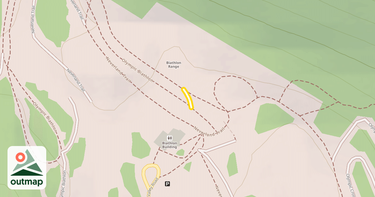 Map of Neverland Trail