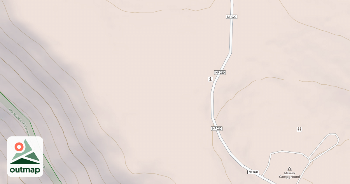 Map of MISERY SPRING CORRAL