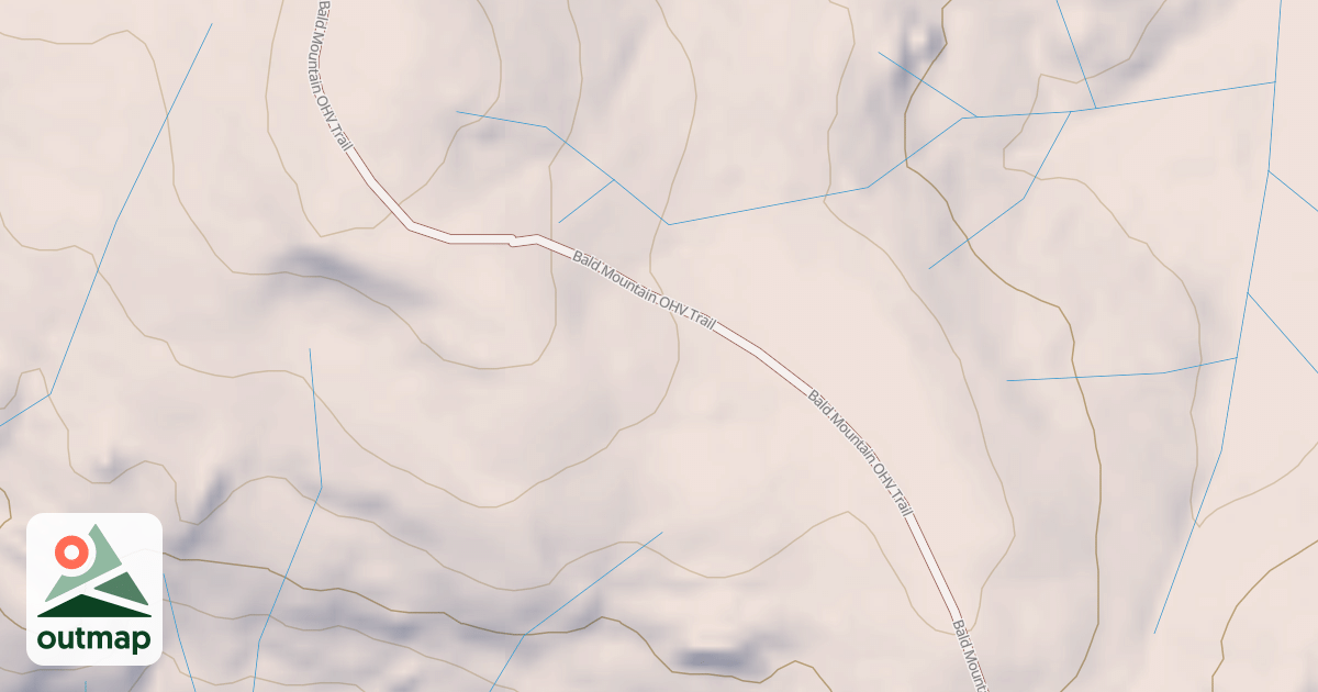 Map of BALD MOUNTAIN T27