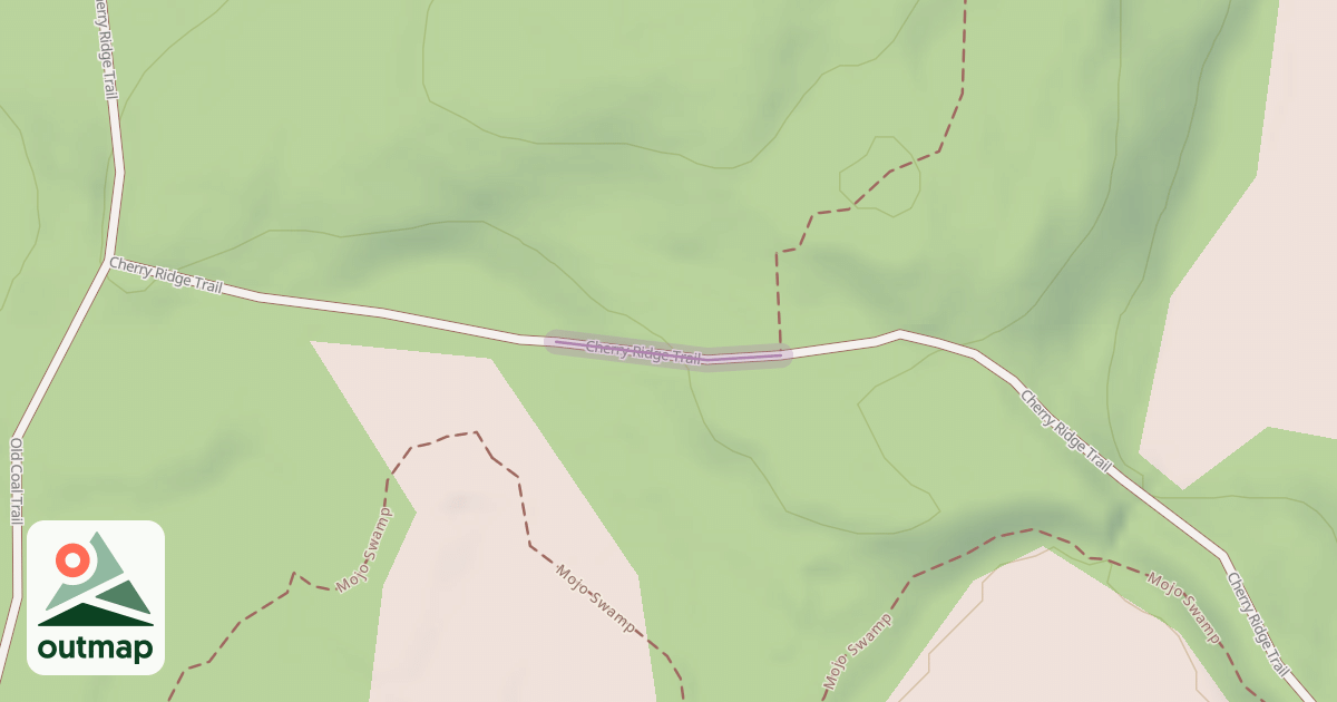 Map of Cherry Ridge Trail
