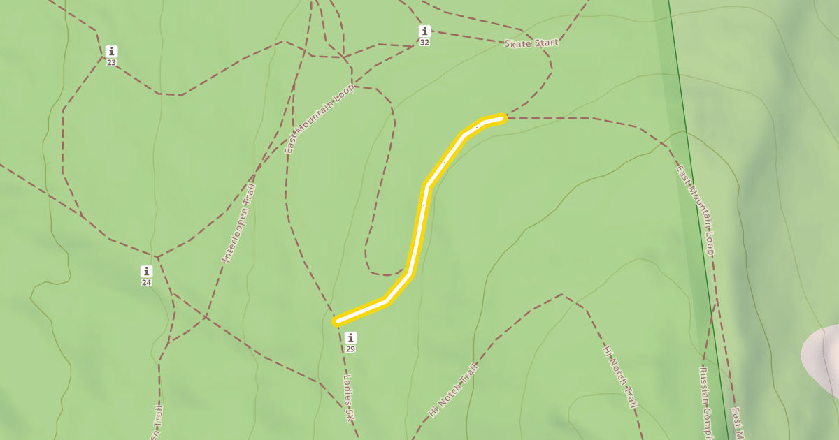 Map preview of East Mountain Loop