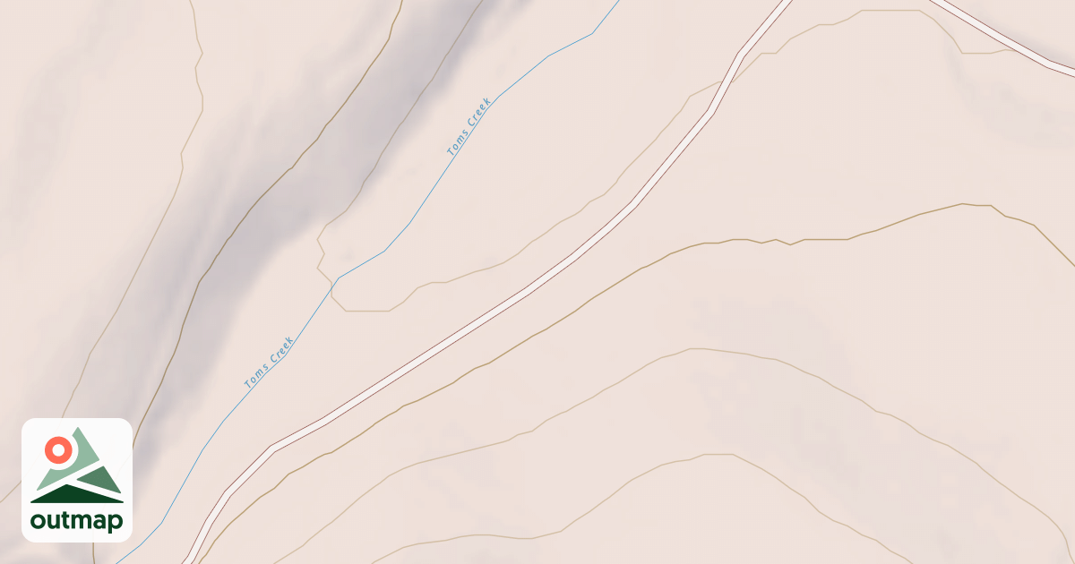 Map of FRANK CANYON SPUR