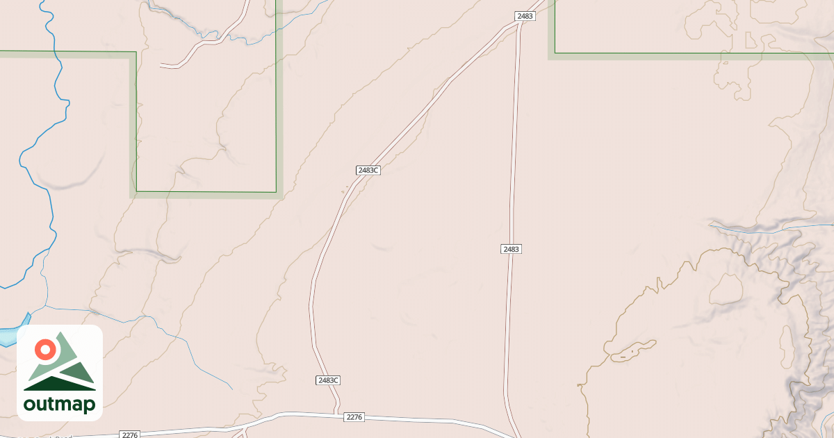 Map of SLAPNECK SPUR C