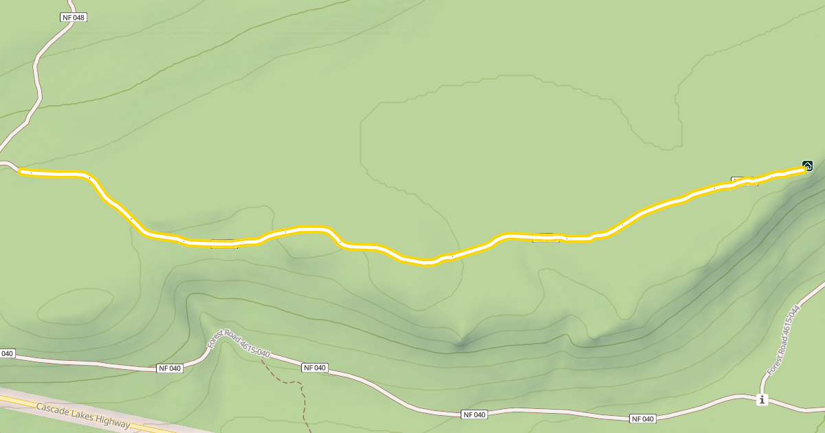 Map preview of Forest Road 4615-046