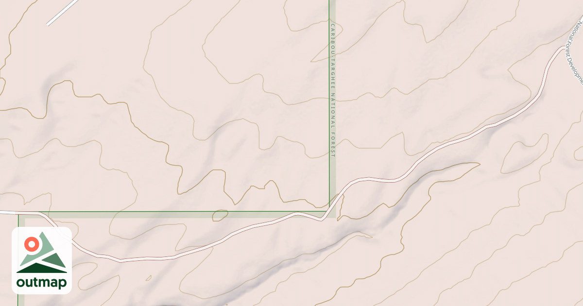 Map of DRY CREEK