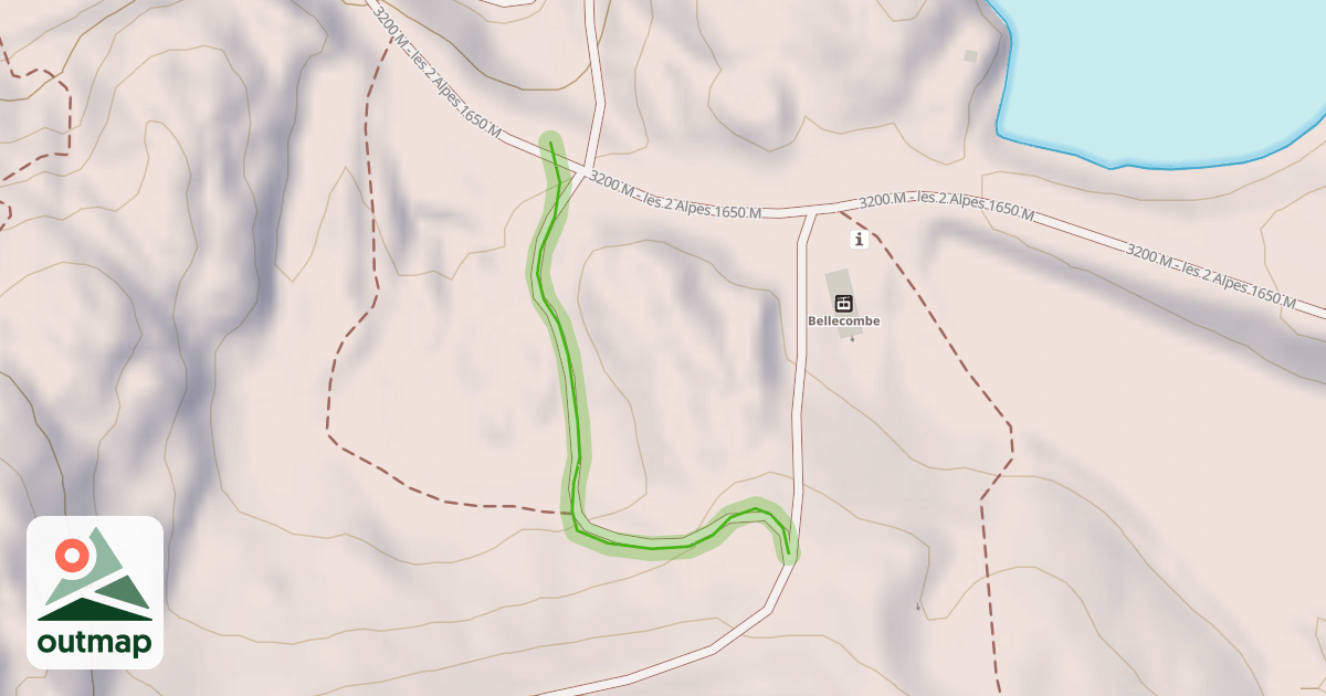 Map of Bellecombe 1