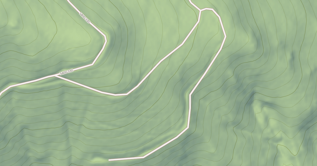 Map preview of MOSQUITO CREEK SPUR