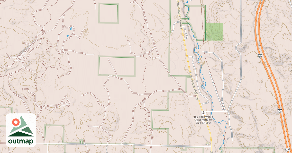 Map of Tomahawk Trail A Loop