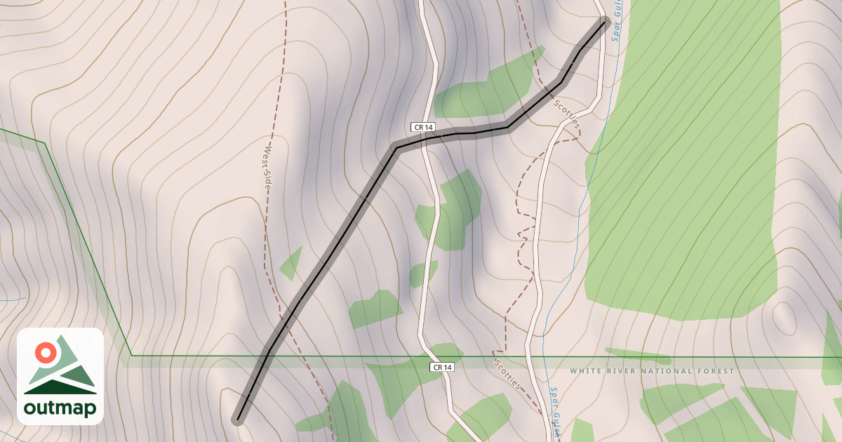 Map of FIS Trail