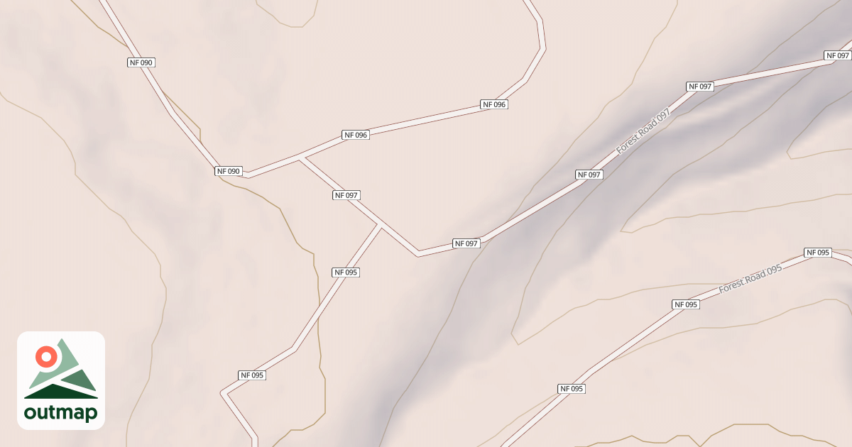 Map of USFS Motor Vehicle Use Map Roads {F5DFF766-53A3-4B2F-9BBF-2AF293765EDA}