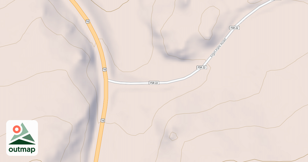 Map of OLD HIGHWAY - ELGIN